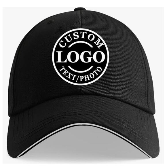 Baseball Caps  For Men Woman Hat Custom Logo Men's Cap Print Text Design - Picture 1 of 8